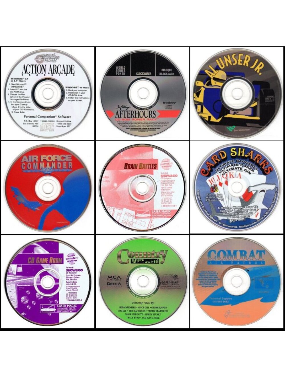 Vintage Games Lot #05 for DOS/Win 3.1/95 1995